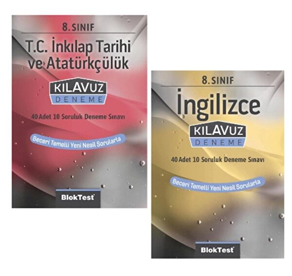 BlokTest Yayınları Ders ve Yardımcı Kaynak Kitapları